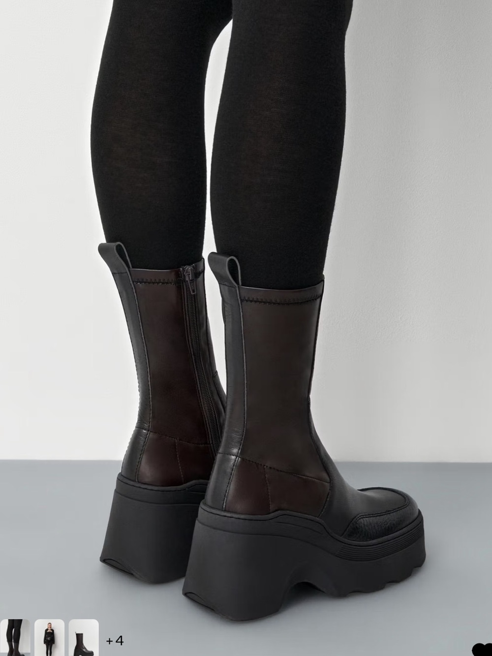 Miista DEANDRA BOOTS

Brown Stretch Grainy Leather - Picture 4 of 5